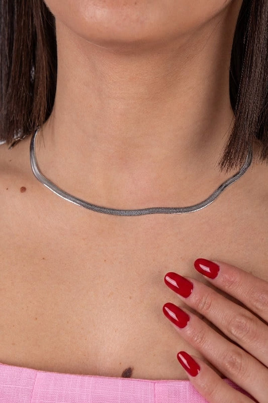 Collana Serpente Silver