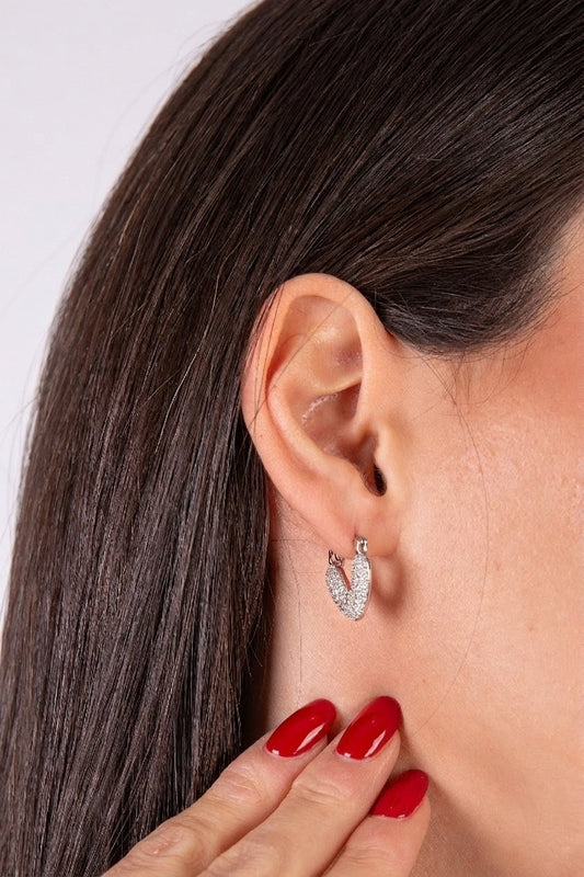 Orecchini "V" Silver